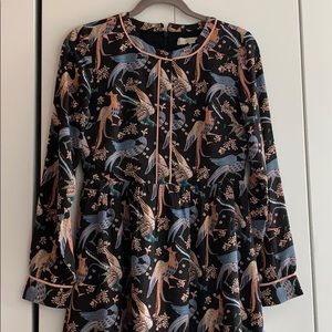 LOFT snowbird dress shirtdress